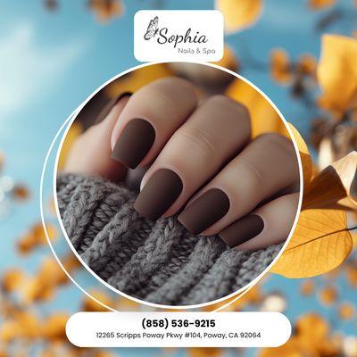 Before November ends, make sure you've treated yourself to amazing nail art! Our salon is the perfect place to relax and feel pampered.