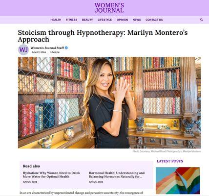 Marilyn Montero Orange County Los Angeles Hypnotherapy
https://womensjournal.com/stoicism-through-hypnotherapy-marilyn-monteros-approach/