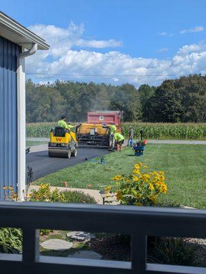 Rob and his crew at work