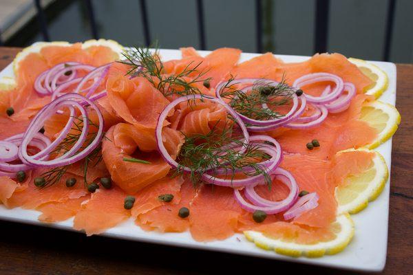 Smoked Salmon Platter.