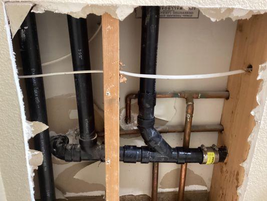 Completed work of Rowan from Wolfe Plumbing