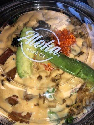 Build your own poke bowl