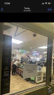 Look at the time I took the picture