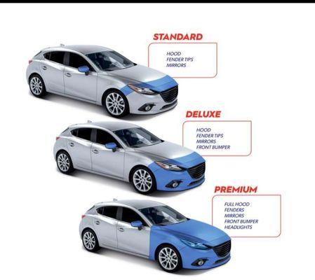 We have a Paint Protection Film (PPF) for every budget make and model of vehicle