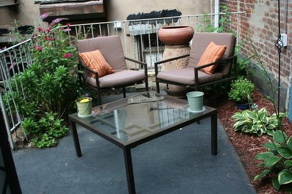 Evolution outside lounge area..