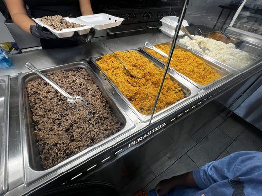 Mountains of fresh rice