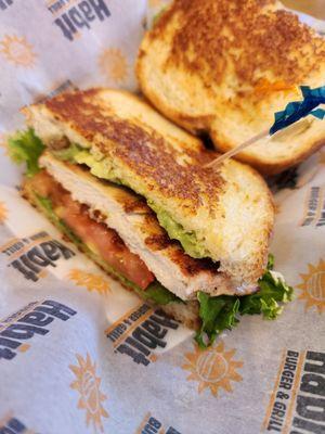 Chicken bacon avocado really good on toasted bread