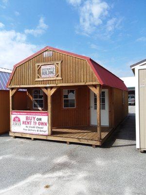DISCOUNT 20 % 14 X 32 DELUXE LOFTED BARN CABIN CALL AUSTON 229-507-2917