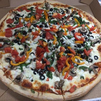 There is no way to go wrong with a Mega Veggie from Da Slice!