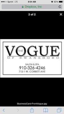 The Vogue Of Swansboro