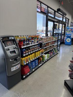 ATM machine and car supplies