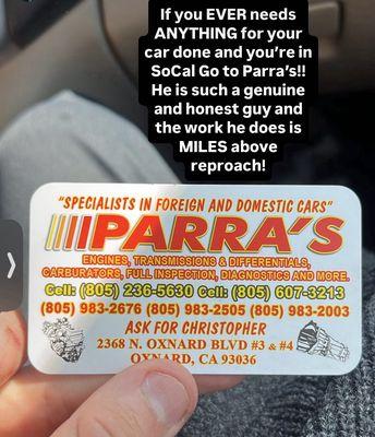 Parra's Auto Repair