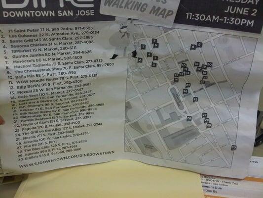 City Bites Walking Map 2010