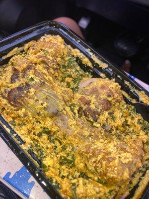 Egusi with chicken!
