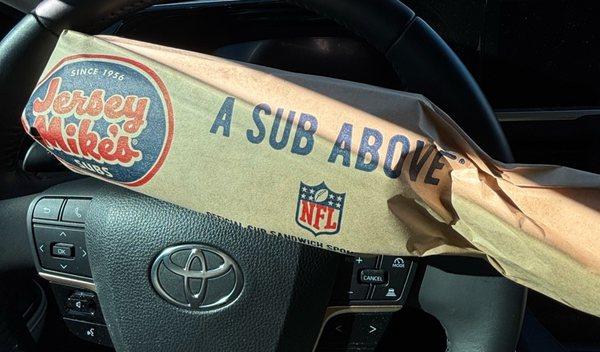 Yum is waiting in that bag!