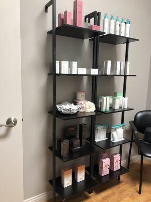 skinSOLUTIONS uses Pevonia products for skin services including facials, massages, and waxing.