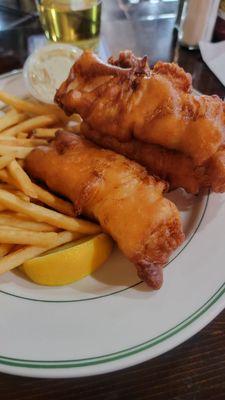 All you can eat beer battered delicious cod