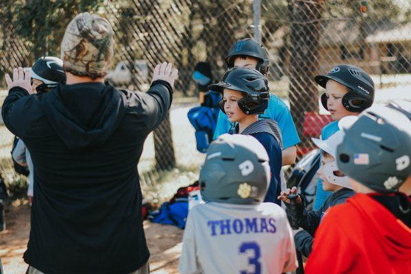 Coach Dustin instructing at our 3rd annual Thanksgiving Camp