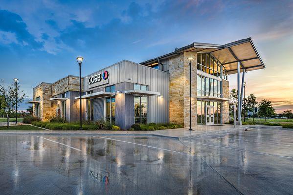 ICE Imaging Architectural Photograph of Coleman County State Bank for CADCO Architects and Engineers