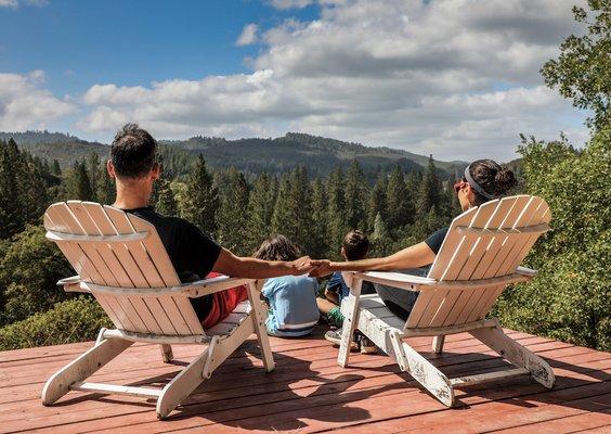 Family time doesn't get any better with this view!