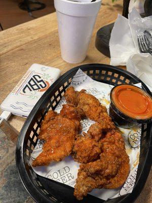 The buffalo chicken tenders are swell !