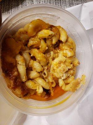 Mac & Cheese    DON'T DO IT! It's a greasy tasteless mess.