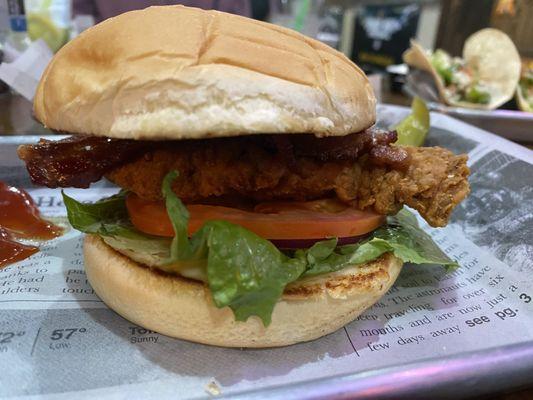 Wimpy Chicken Burger.