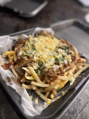 BBQ Pulled Pork fries!