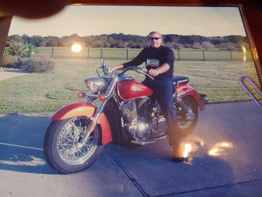 A great day for a motorcycle ride I encourage people not to fear the dentist because we have a lot AIDS and dr. Gary caters to cowards.