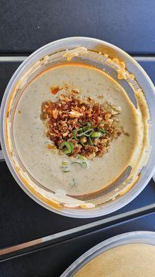 White coconut curry gravy