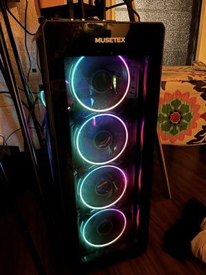 He even kept in the rainbow aesthetic when replacing the fans for us! Looks even better than before