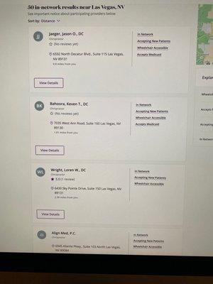 Kevin Bahoora saying they accept this insurance