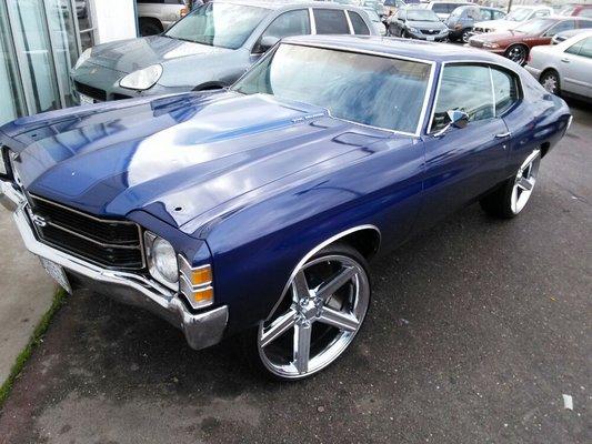 Blue pearl chevy Chevelle