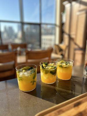 Passion fruit mojitos!