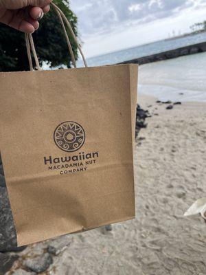 Salted macadamia nuts