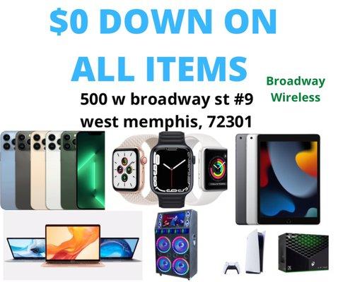 Finance available, no credit score needed!!
