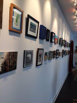 Wonderful artwork here tonight. There is an art opening for a group show. Come on down and join the fun!