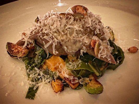 Oxtail ravioli