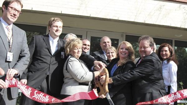 Reed's Harbour View Suffolk Ribbon Cutting