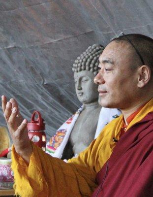 Get dharma teachings from an authentic Tibetan Buddhist lama, Khentrul Lodro Thaye Rinpoche