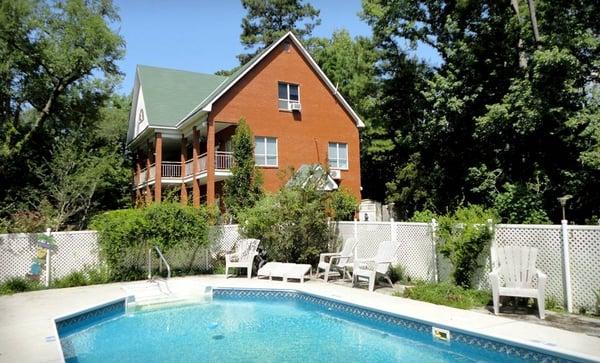 Make a splash and cool off or relax in our secluded hot tub.