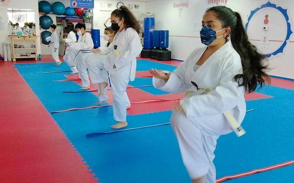 Junior class developing coordination for advanced skills to come!