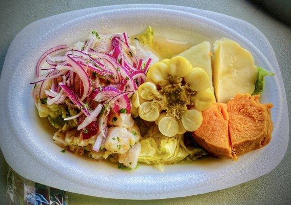 Yummy cerviche on Fridays