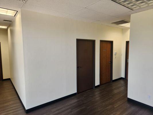 Before look of office before full wall graphics installed - Printed and Installed by Us