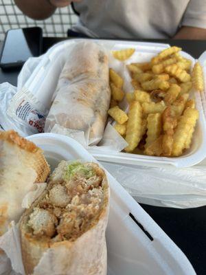 Philly CheeseSteak Sub and Buffalo sub