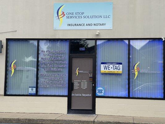 Come visit us for your Notary services, Title, Tag and Registration and for your insurance needs
