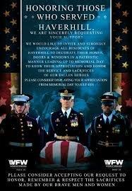 VFW post 29 Memorial Day 2020