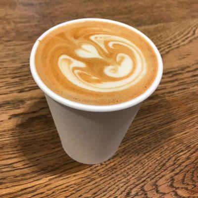 We're pouring some of the best lattes in River North. Take this Oatly (the best oat milk ever) latte.