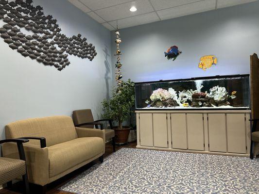 Waiting area is super cute and comfy