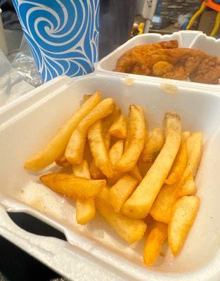 old fries and the amount smh lol